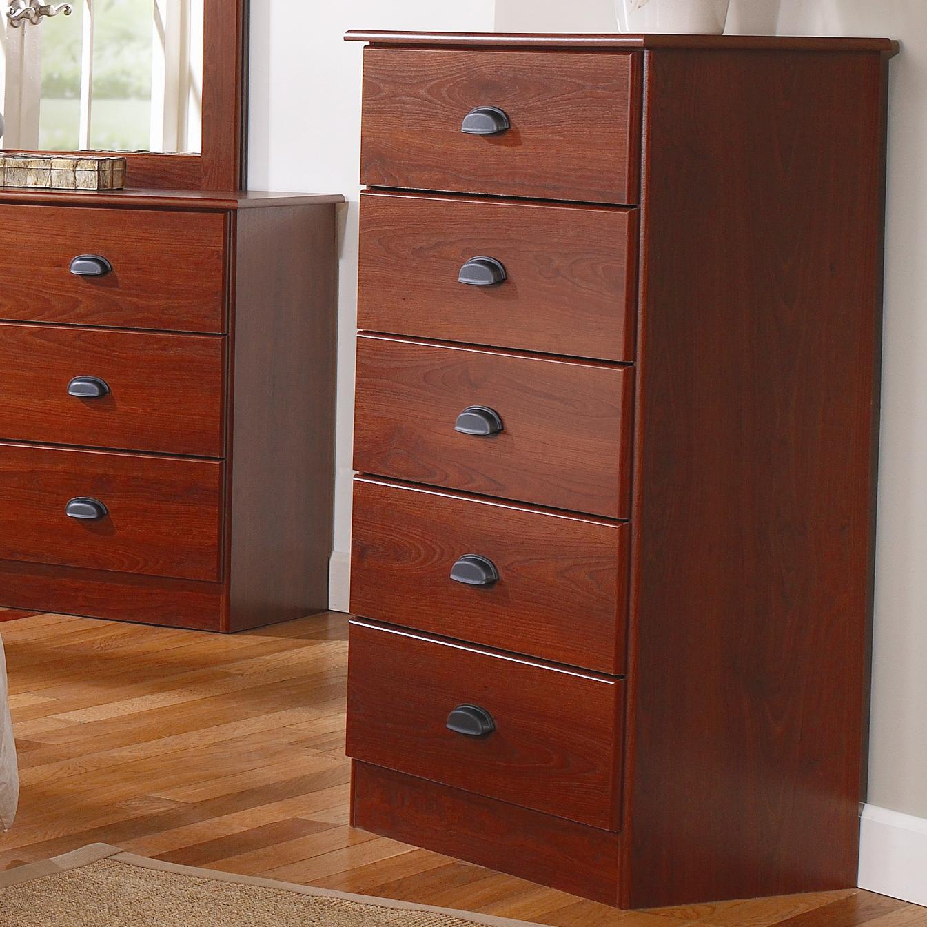 Lang Special 5 Drawer Chest with Roller Glides Colder's Furniture and